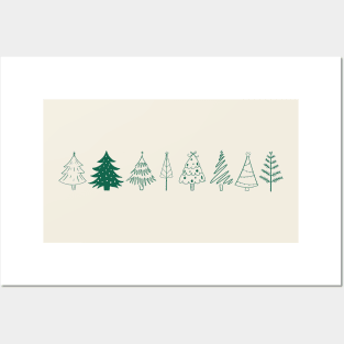 Christmas Trees Posters and Art